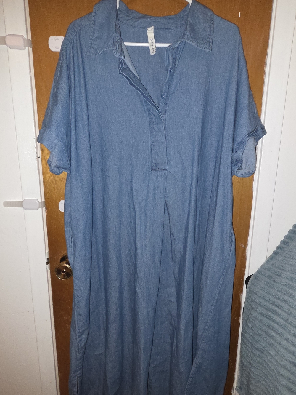Belle Isle Chambray Dolman Dress